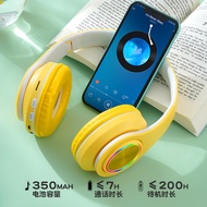 headphone Cross-Border New Style B39 Macaron Colorful Breathing Light Headset Bluetooth Headset