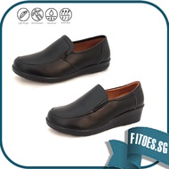 LADIES ANTI SLIP LEATHER SHOES F&B shoes nursing shoes BAESN