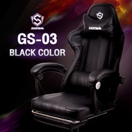 SASTAKE Gaming Chair เก้าอี้เกมมิ่ง เก้าอี้เกมมิ่งที่ เก้าอี้ราคาถูก Racing Chair เก้าอี้gaming เก้าอี้เล่นเกม รุ่น GS-03 สีดำ