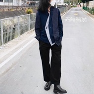 拼色休閒西裝外套