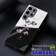 Samsung S21 S22 S23 S24 S25 Ultra Glass Softcase |GM05| Samsung Case Cover | Mika hp S21ultra S22ult