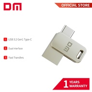 DM PD060 Dual-Port Flash Drive USB 3.2 Gen1 Type-C + Type-A OTG Storage for Android / iOS / PC / Mac