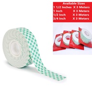 YOUBIDE, Double Sided Foam Mounting Tape 1/2 inches to 11/2inches X 3 meters