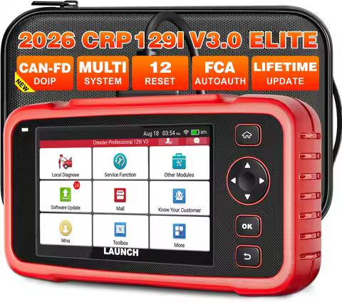 Launch CRP129I V3.0 OBD2 Scanner Diagnostic Tool, 2026 New Code Reader for Cars and Trucks, ABS SRS 