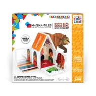 CreateOn Magna-Tiles Brown Bear, What Do You See? (The Very Hungry Caterpillar) Set, Eric Carle Book