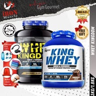 halal Kingdom Whey 4lbs/6.6 lbs (3kg/1.8kg)+ Free Gift Makanan Tambahan Whey Protein
