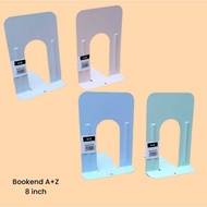 [2 PCS] IRON BOOK END 8 9 IN 21 CM PASTEL COLOR THICK BOOK SUPPORT BACK