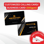 CUSTOMIZED BUSINESS CARD, CUSTOMIZED CALLING CARD, CARD CASE IS INCLUDED, PROFESSIONAL CARD(300 GSM)