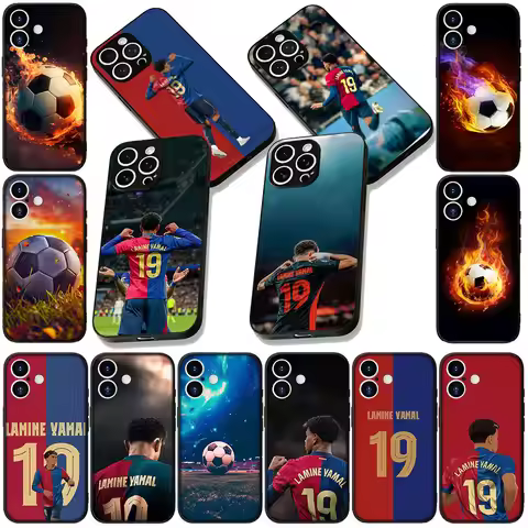 Cover for Samsung Galaxy Note 20 9 8 S8 S10 S9 Plus A54 A33 A21S A31 M21 S10E A17 Case Soccer No 19 