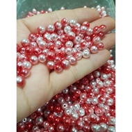 Rainbow Pearl Beads 6 Mm (50-100 Beads)