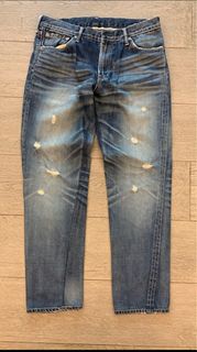 Visvim fluxus 03 D2 jeans 牛仔褲 LVC 01