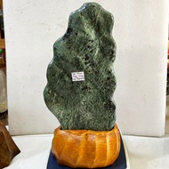 Natural turquoise stone pillar, 47cm high, weighs 11 kg for Fire and Ox elements