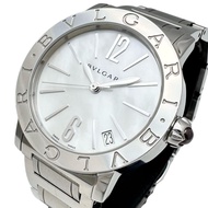 BVLGARI/ BVLGARI BVLGARI BBL33S 不鏽鋼自動腕錶，白色貝殼錶盤，女士