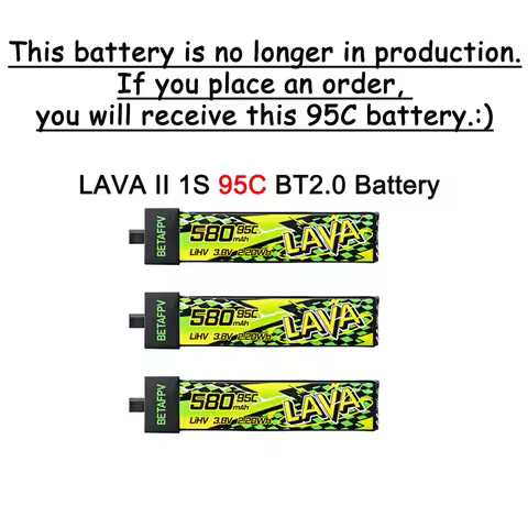 BETAFPV RC Battery 550mAh 40C/80C 1S FPV Lipo BT2.0 Connector for Meteor75 Pro Meteor75 Pro HD Cetus