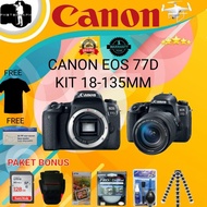 READY! CANON EOS 77D KIT 18-135MM / KAMERA CANON DSLR 77D KIT 18-135MM