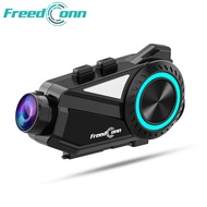 FreedConn Bluetooth Intercom 2K HD Camera Recorder Protective Waterproof Accessories for up 6 Riders