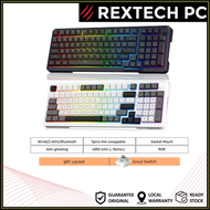 REXTECH Redragon K688 Bragi Pro Wireless Gasket Mount Mechanical Keyboard Tri-mode Hot-swappable