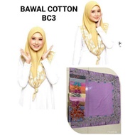 Tudung Bawal cotton bc3
