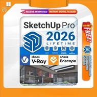 【Lifetime】 SketchUp Pro 2026 • Chaos V-Ray 7 • Chaos Enscape 4 Latest for Windows & macOS
