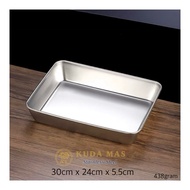 KS Tray Stainless Steel Tray Container 30x24x5.5