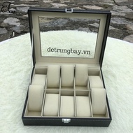 10-compartment watch box - High-end watch box