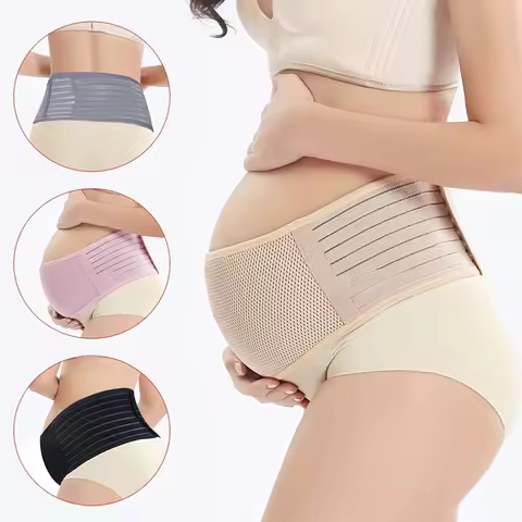 Maternity Women's Belly Band, Adjustable Pregnancy Belly Back Support Band For Abdomen, Pelvic, Wais