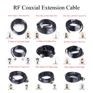 1-30เมตร RG58/50-3 RF สายโคแอกเชียล N/SMA/RP-SMA/UHF ชายกับหญิง/ชายขยายลวดสำหรับ4G LTE เซลลูลาร์ขยาย