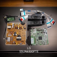 LG 55UK6300PTE TV MAIN BOARD POWER BOARD