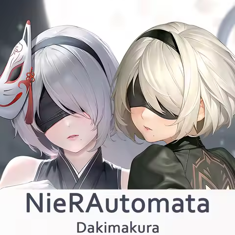 Nier:Automata Yorha 2B Dakimakura 2WAY Hing Body Case Anime Otaku Pillow Cushion Cover Xmas Gifts