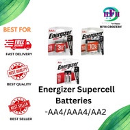 🔥  Energizer Supercell Batteries - AA 3+1/AAA 3+1 /AA2/AAA2/Max Plus AA2/Max Plus AAA2