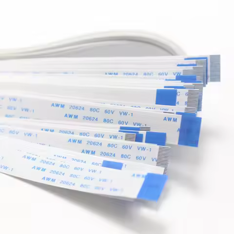 Flat flexible cable FFC FPC LCD cable AWM 20624 80C 60V VW-1 FFC 0.5MM Pitch 50-400MM 4P-30P 27P 25P