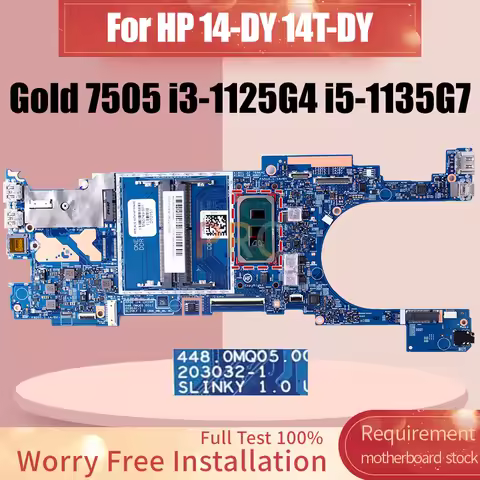 203032-1 For HP 14-DY 14T-DY Laptop Motherboard Gold 7505 i3-1125G4 i5-1135G7 M45749-601 M45032-601 