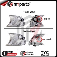 TYC BMW 3 Series E46 2 Coupe 1998-2003 (White/Amber) Corner Signal Indicator Lamp Light Angle LH/RH