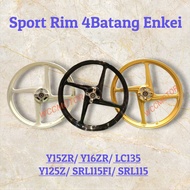 Sport Rim 4 Batang Enkei Y16ZR / Y15ZR / LC135 / SRL115FI / SRL115 / Y125Z