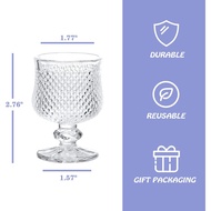 1.75oz Shot Glasses Set of 6/Cordial Glasses/Super Cute Shot Glasses/Classical Style/Lead-free/Sherr