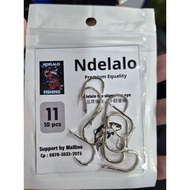 Ndelalo hook without holes no. 11 (SILVER)
