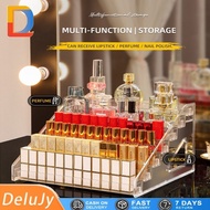 Cosmetic display rack transparent ladder rack display rack large capacity storage display rack