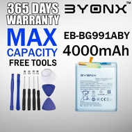 BYONX Battery Bateri EB-BG991ABY Battery for Samsung S21 G991B G991 (4000mAh)