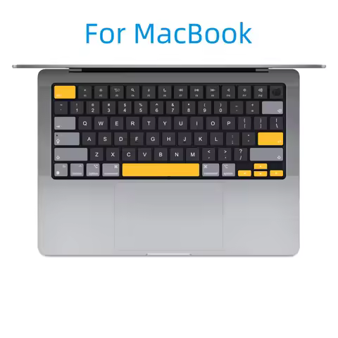 Suitable for (Us American Version) Apple MacBook Keyboard Key Sticker Black Gray Simple Air M4 15.3A