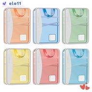 ELO Mesh Zipper Pouch, 5-Layer Portable Handle Subject Bag, Delicate Subject Classification L-Type O