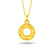 SK Jewellery Gilded Coin 999 Pure Gold Pendant