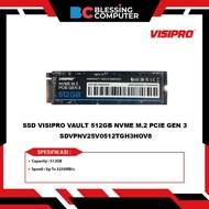 SSD VISIPRO VAULT 512GB NVME M.2 PCIE GEN 3 SDVNV25V0512TGH3HOV8