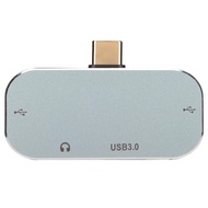 Seashorehouse USB C Adapter  Universal Headphone Splitter Charging for Mobile Phones Laptops