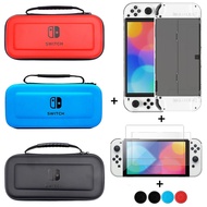 8 in 1 for Nintendo Switch OLED Storage Bag Crystal Clear Case for NS Switch OLED Console Joycon Game Accessories