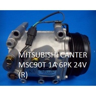🔥READY STOCK 🔥MITSUBISHI CANTER MSC90T 1A 6PK 24V COMPRESSOR