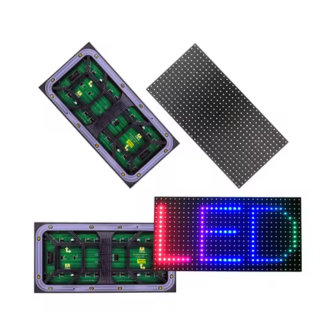 LED Display Screen Outdoor Module P10 Full Color RGB 3IN1 SMD3535 1/4S Scan 320x160mm 32x16Pixel Fix