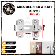 Grendel Overpal Gembok Selot Slot Pintu Cantolan Gembok Grendel Siku Kait Slot Pintu Geser Lemari