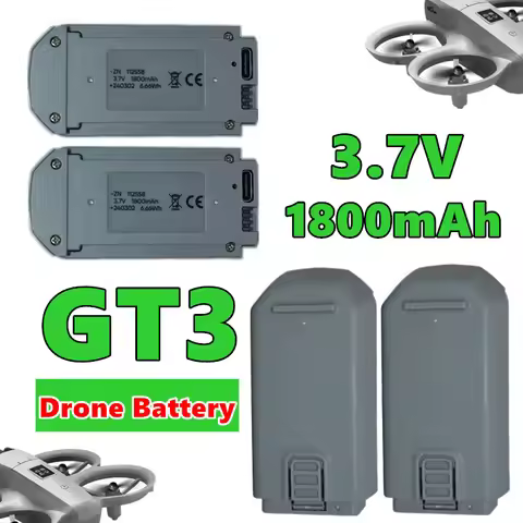 Original GT3 Drone Battery 3.7V 1800mAh High-Capacity Rechargeable LiPo Battery with Type-C Charging