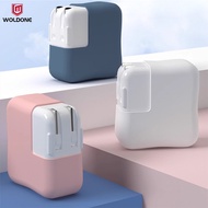 WOLDONE for Macbook Air Pro M1 M2 M3 M4 Charger case 30W/35W/45W/70W/ 61W/67W/140W Soft Silicone sho