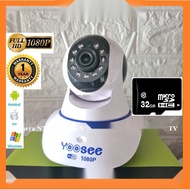 [Tặng kèm thẻ nhớ 32g] Camera Yoosee 3 râu HD1080 GG không cổng LAN - kèm thẻ nhớ chuyên dụng 32G